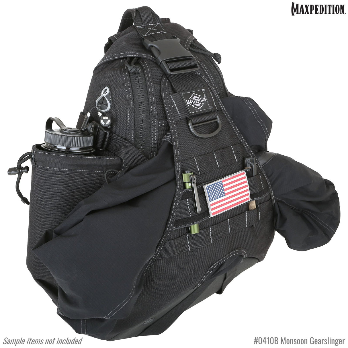 Maxpedition Monsoon Black Gearslinger 16L