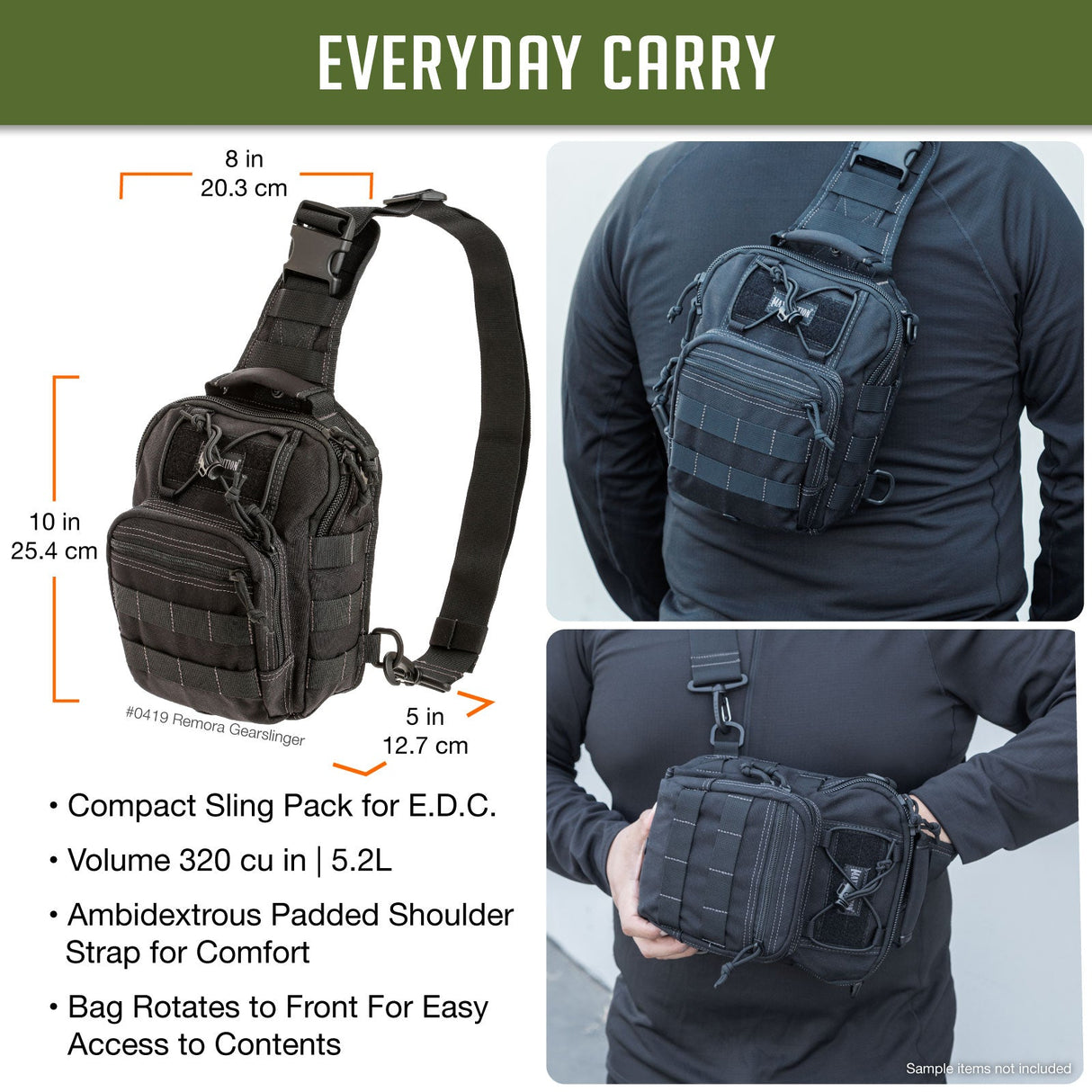 Maxpedition REMORA Khaki Gearslinger