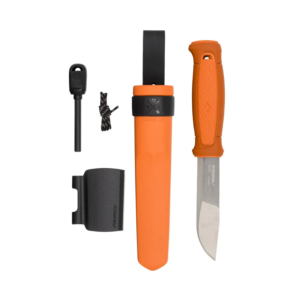 Mora Kansbol Bushcraft Knife with Survival Kit (S) Orange