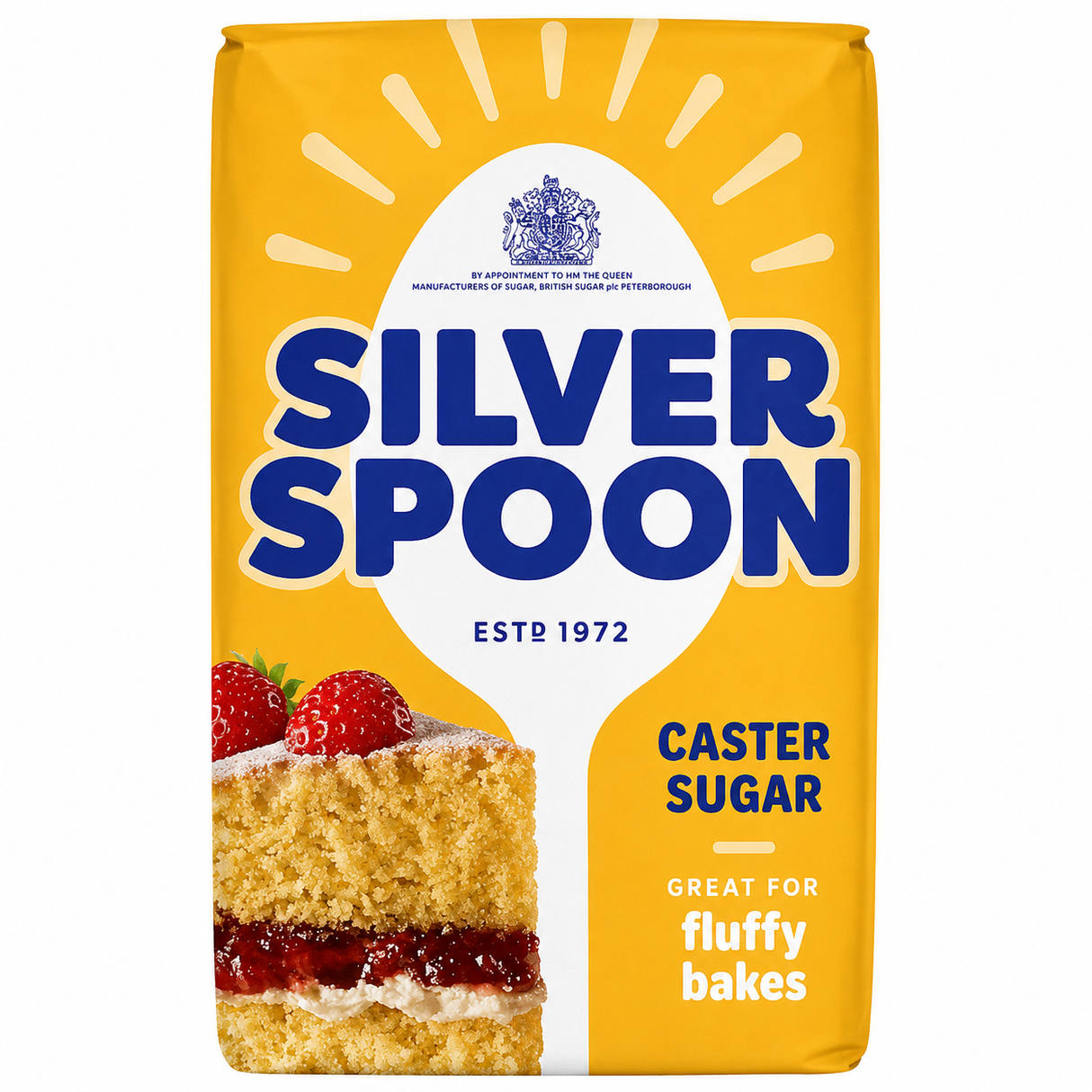 2kg Silver Spoon Caster Sugar - Bulk Food Ration Storage