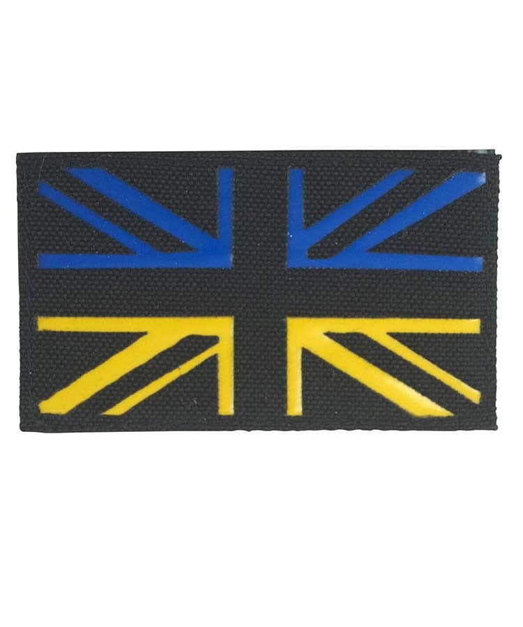 Kombat UK Ukraine / UK - Laser Patch - Black