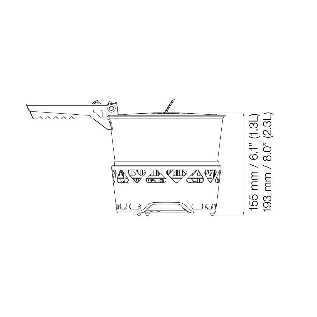 Primus PrimeTech Stove Set II 2x2.3 L w. Pan