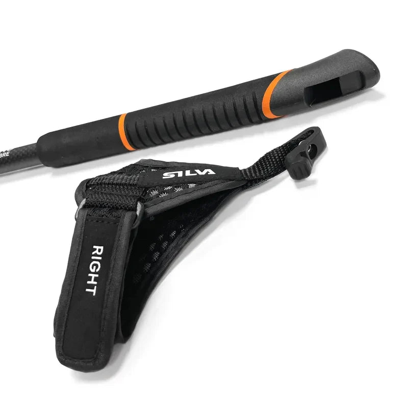Silva Carbon Black Running Poles 110cm