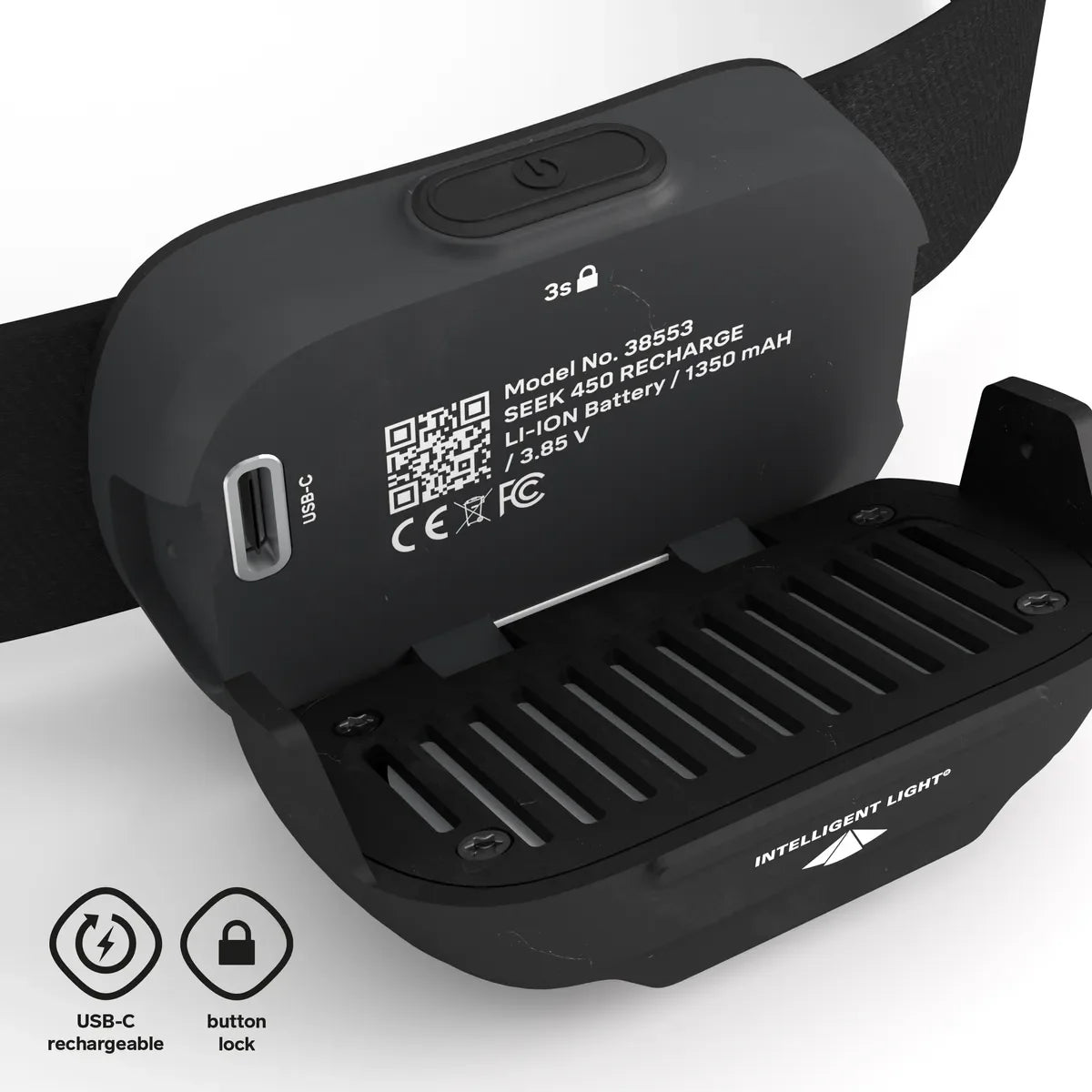Silva Seek 450 Recharge Midnight Headlamp