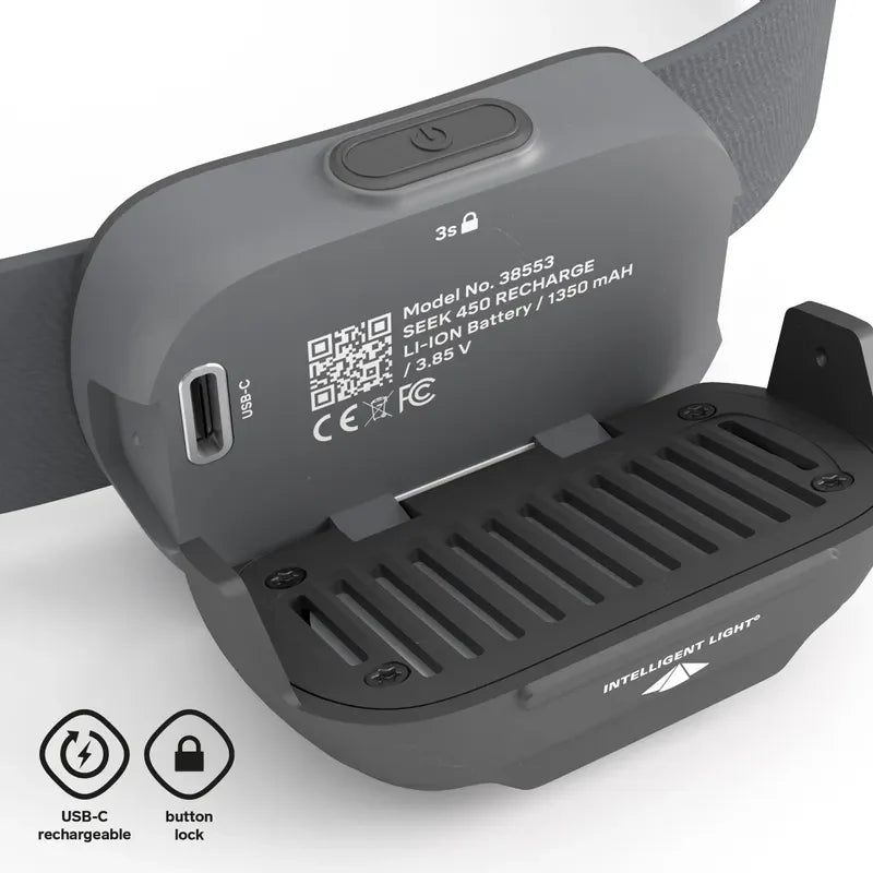 Silva Seek 450 Recharge Mountain Mist Headlamp