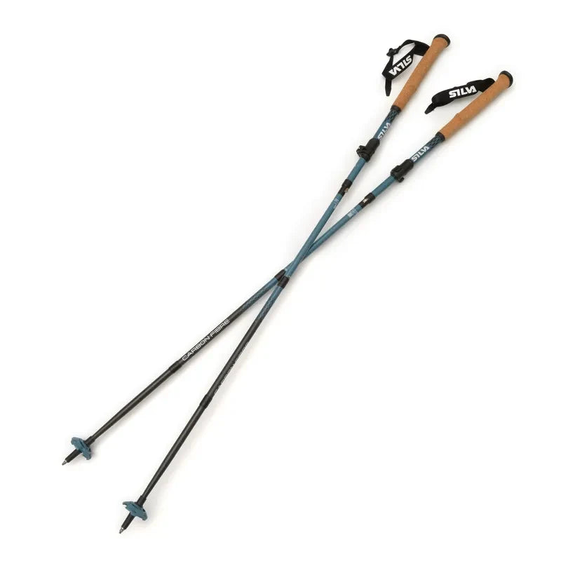 Silva Carbon Trekking Poles Z Adjustable 115-135cm