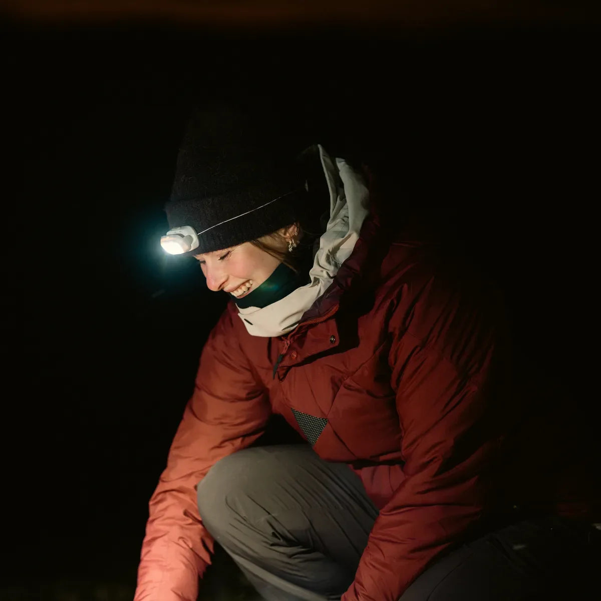Silva Seek 450 Cord Recharge Whiteout Headlamp