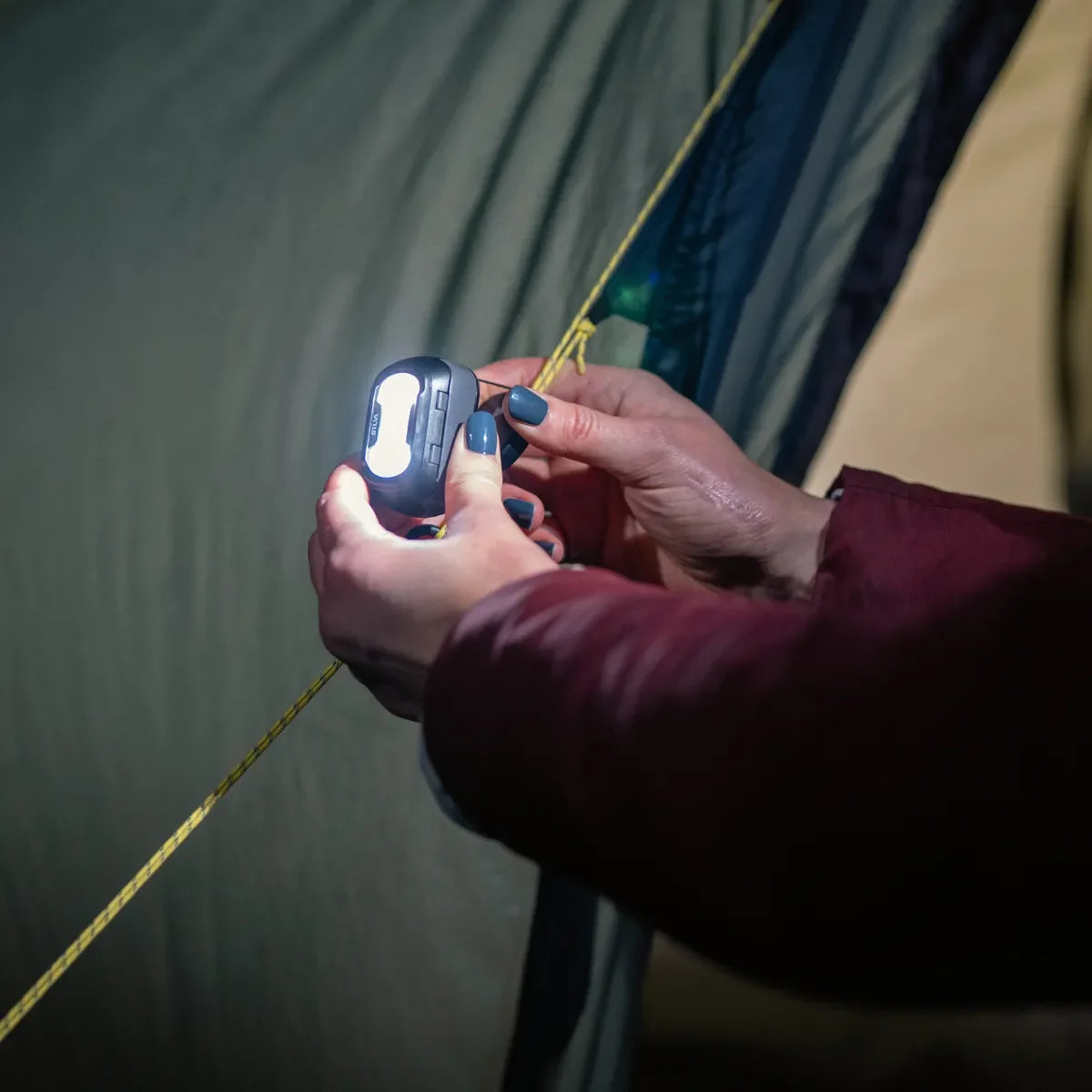 Silva Seek 450 Cord Recharge Midnight Headlamp