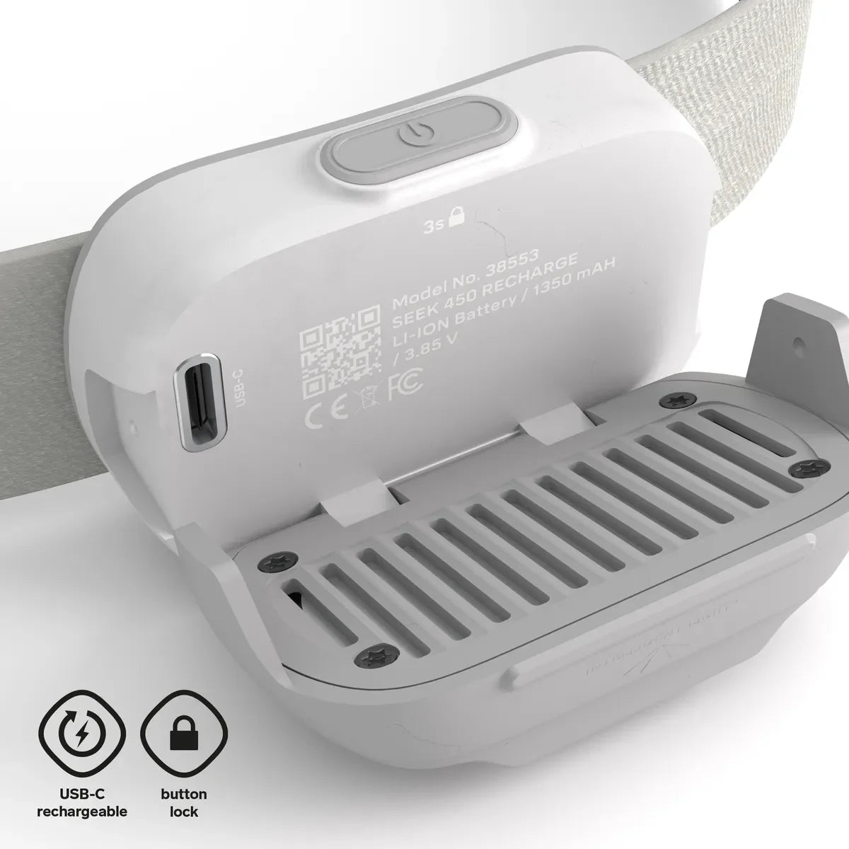 Silva Seek 600 Recharge Whiteout Headlamp