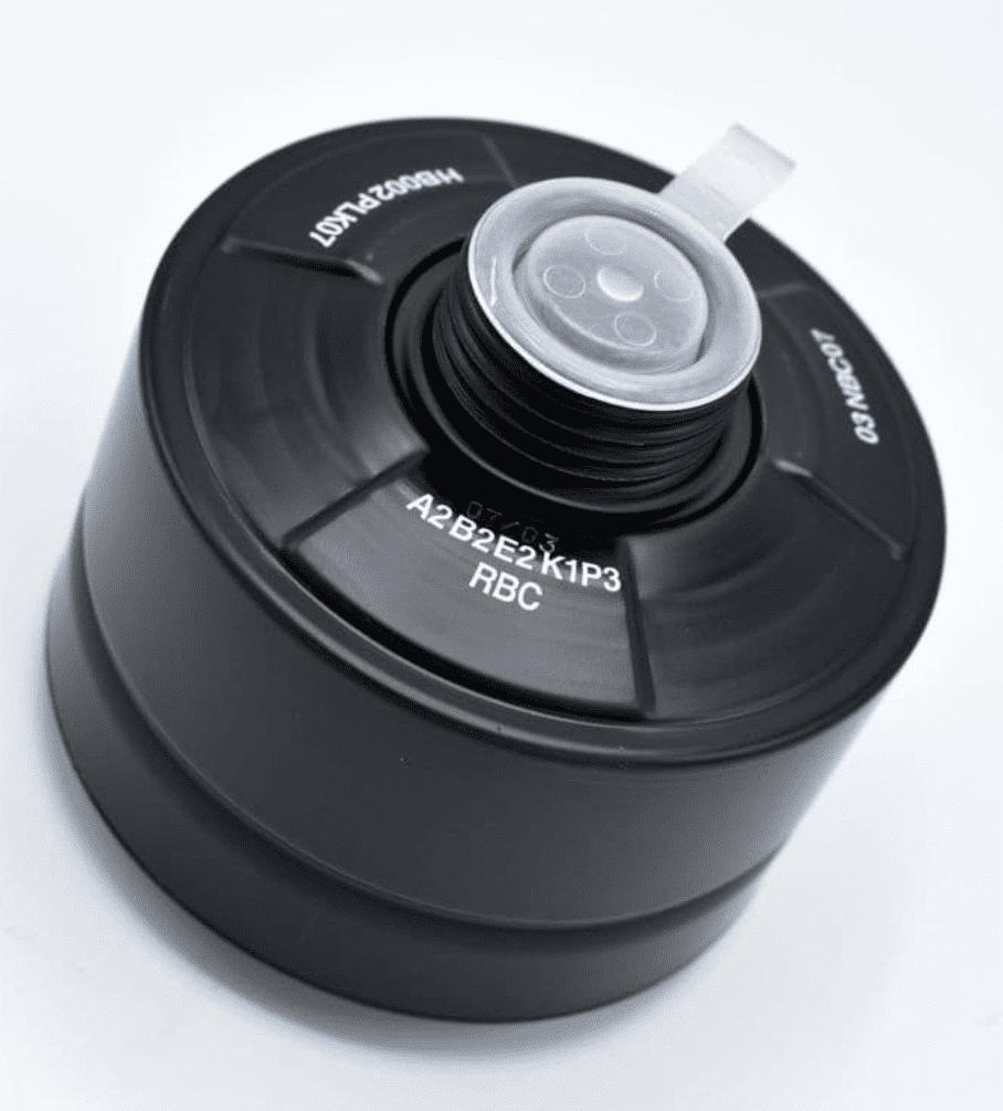 40MM Sealed Spare GAS MASK Filter - Foil Sealed