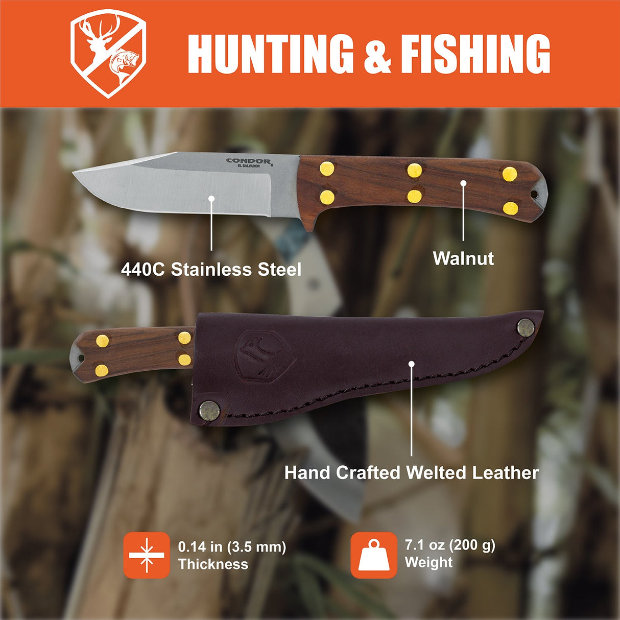 Condor Lifeland Hunter Knife
