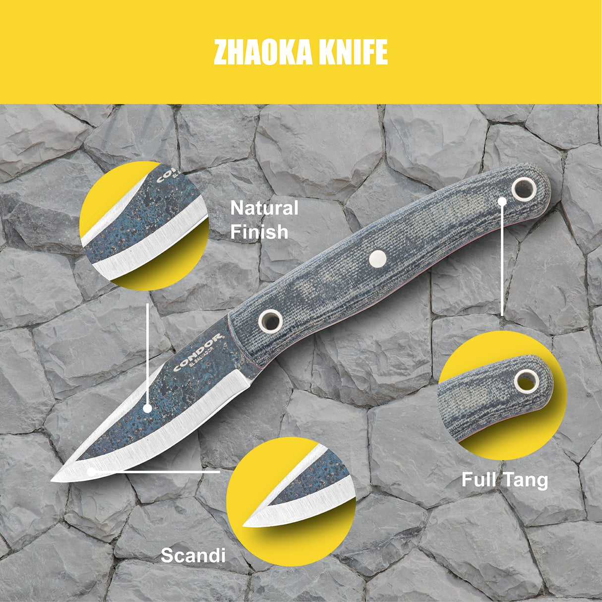 Condor Zhaoka Fixed Blade Knife