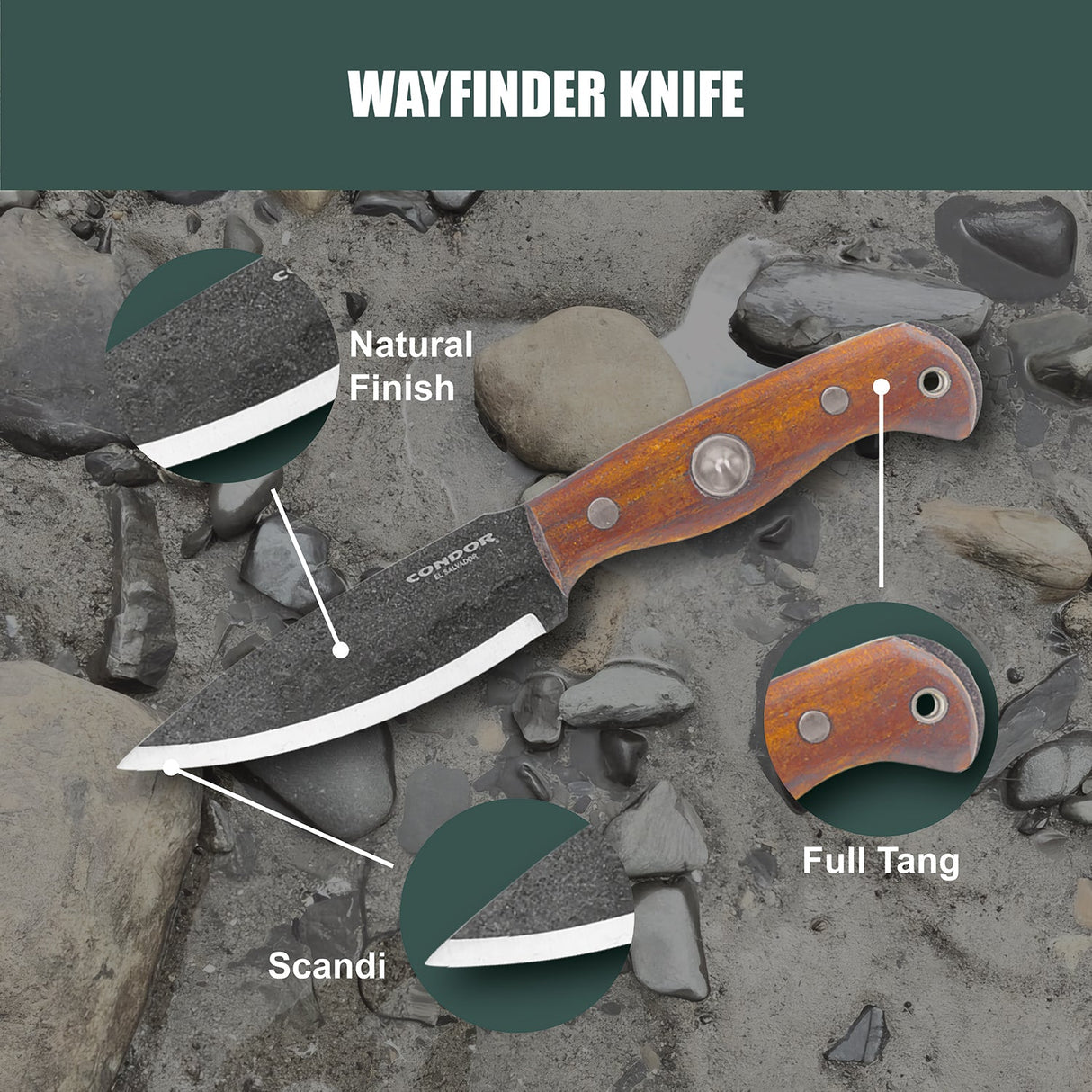 Condor Wayfinder Fixed Blade Knife