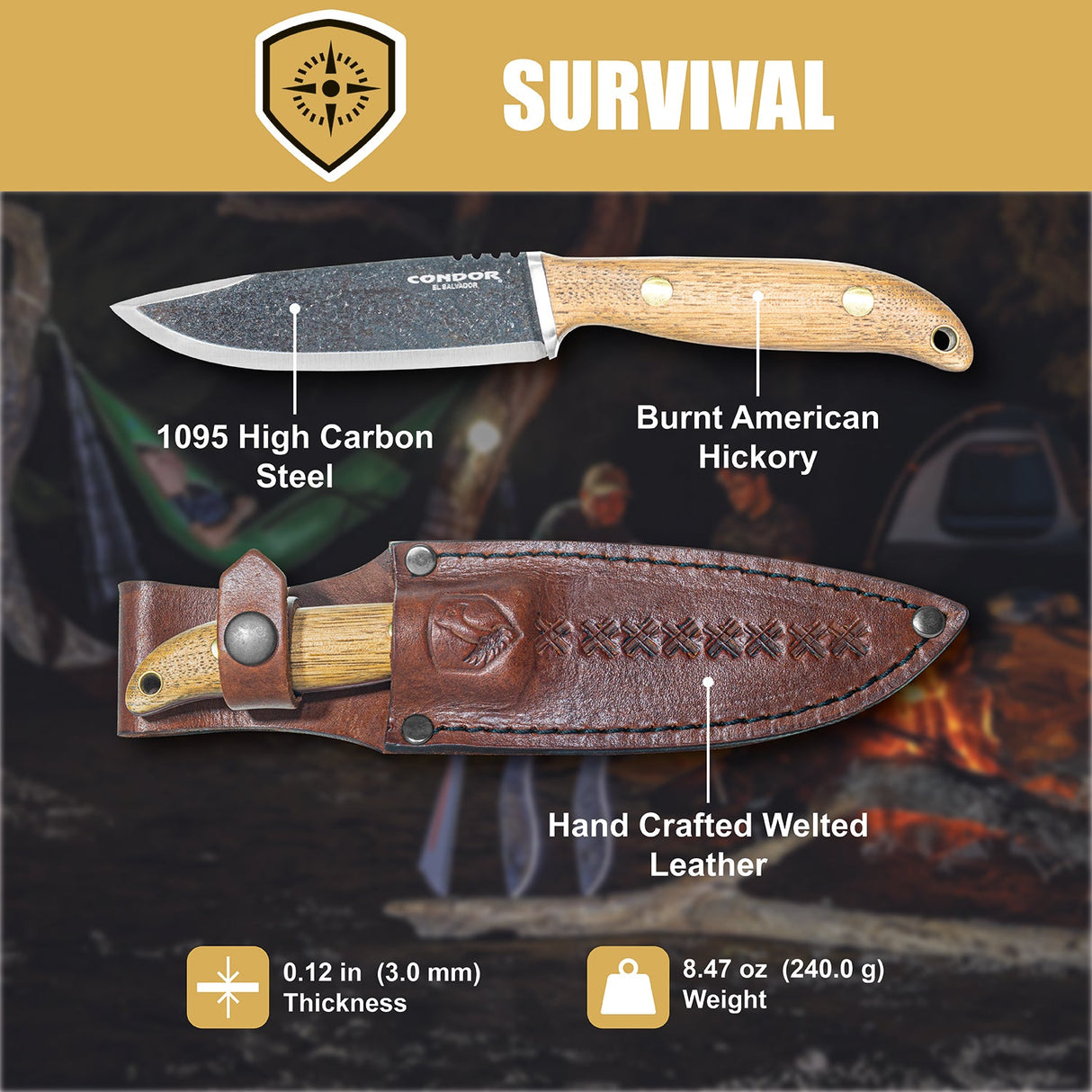 Condor Austral Fixed Blade Knife