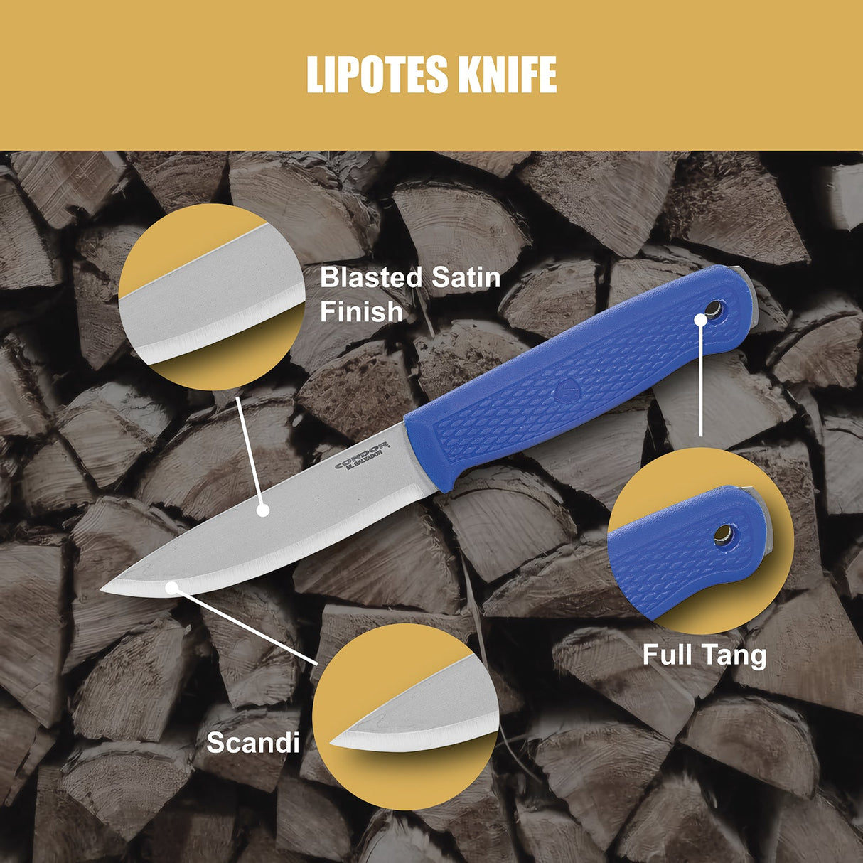 Condor Lipotes Fixed Blade Knife