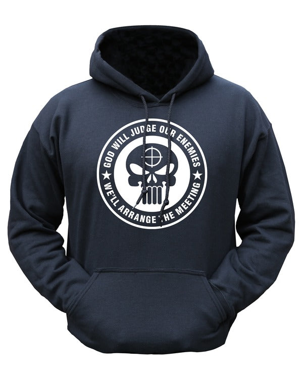 Kombat UK God Will Judge Hoodie - Black