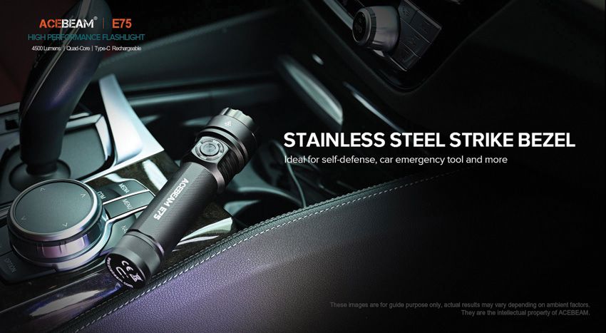 Acebeam E75 Flashlight Black
