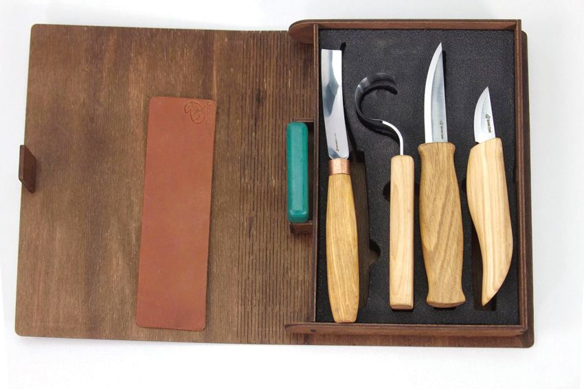 Beavercraft Spoon and Kuksa Carving Set in Case