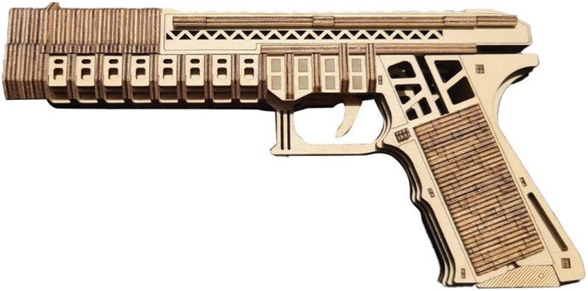 Caliber Gourmet Glock Wood Puzzle
