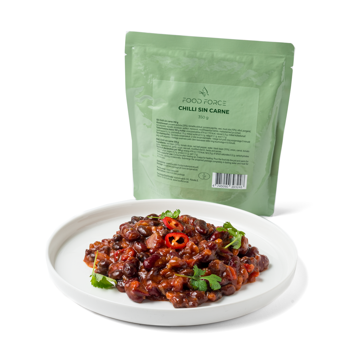 Food Force Chilli Sin Carne 350g (Vegetarian)