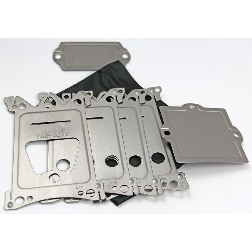 EmberLit FireAnt Camping Stove Titanium