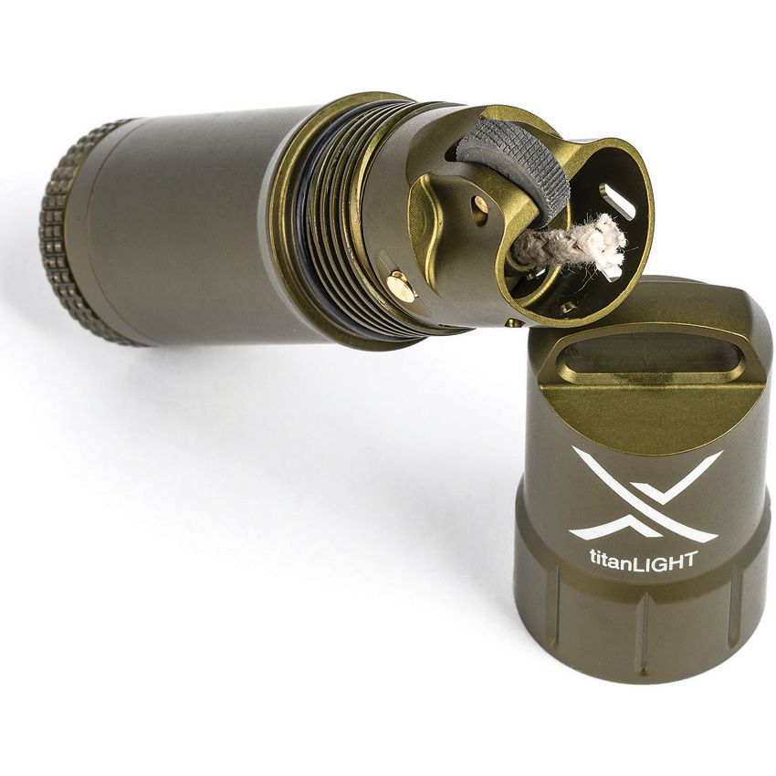 Exotac titanLIGHT OD Green Refillable Lighter
