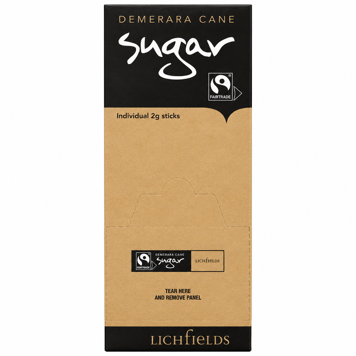 2kg Lichfields Demerara Cane Sugar - Bulk Food Ration Storage