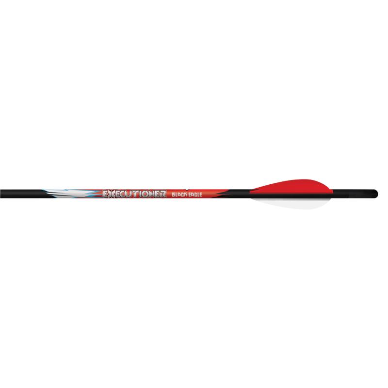 Black Eagle 20" Carbon Crossbow Bolts - Executioner 2" Vanes .001"