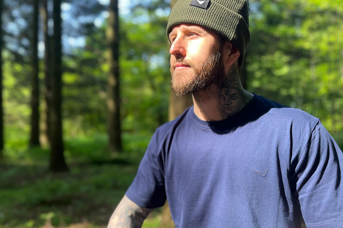 DD Hammocks Men's Core T-Shirt - Athletic Fit - Atlantic Blue