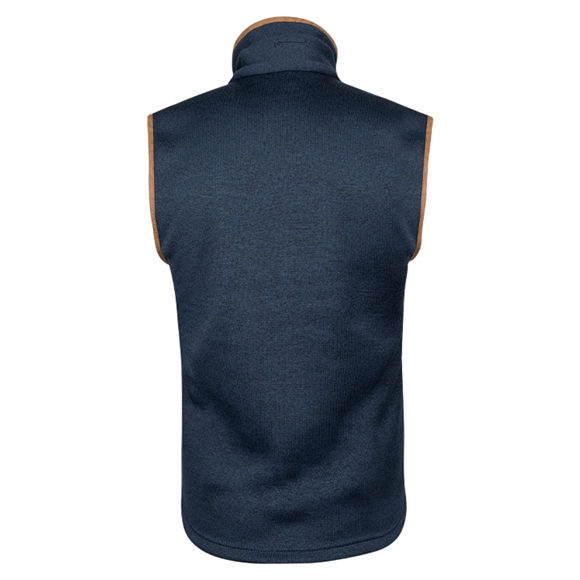 Jack Pyke Melange Fleece Gilet - Navy Fleck