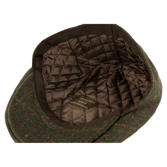Jack Pyke Wool Blend Flat Cap - Dark Olive