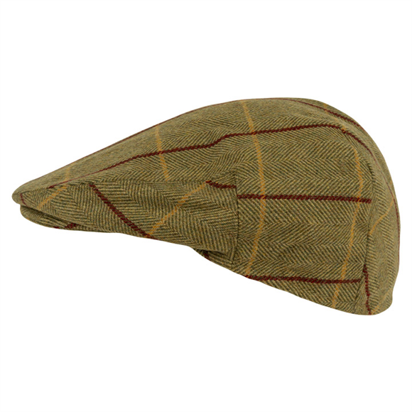 Jack Pyke Wool Blend Flat Cap - Tweed
