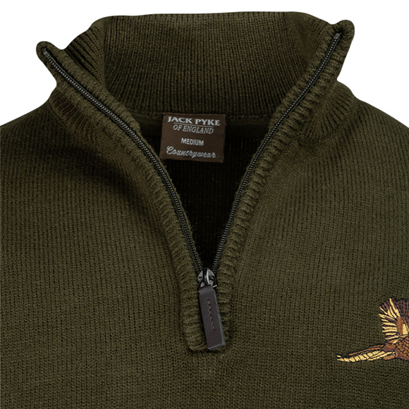 Jack Pyke Pheasant Zip Neck Pullover