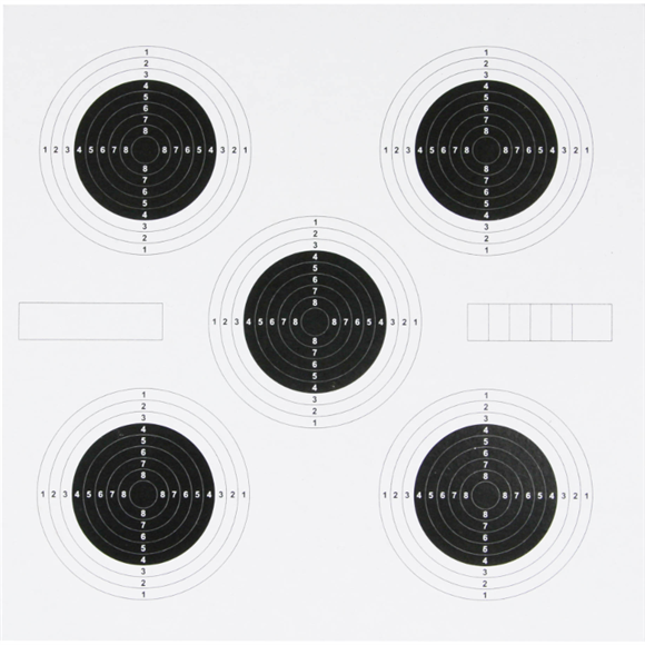 Jack Pyke 25 Yard Targets - Pack Of 100