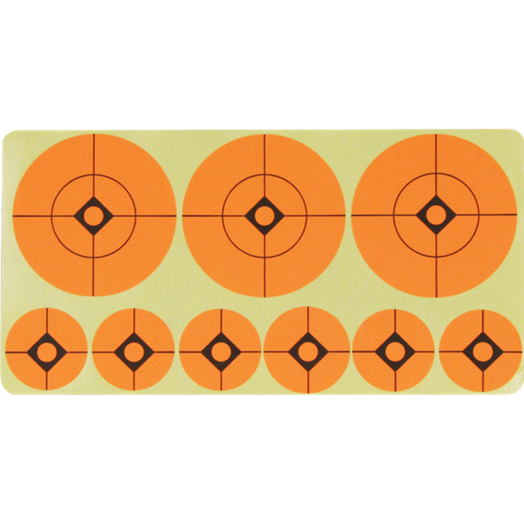 Jack Pyke Target Stickers 1 & 2 Inch Diameter