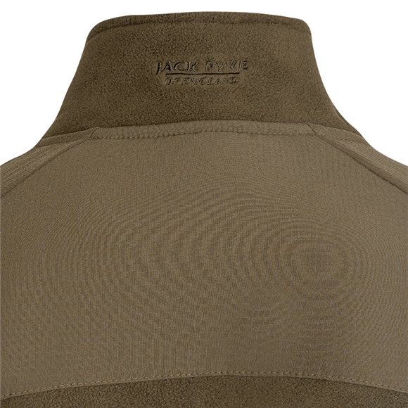 Jack Pyke Bleasdale Half Zip Fleece Top - Dark Olive