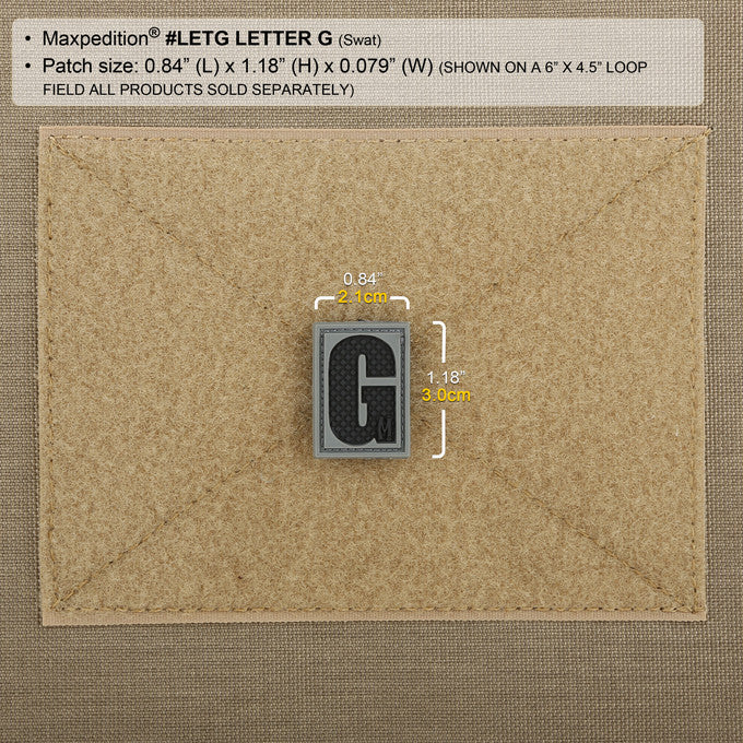 Maxpedition Letter G Swat Patch