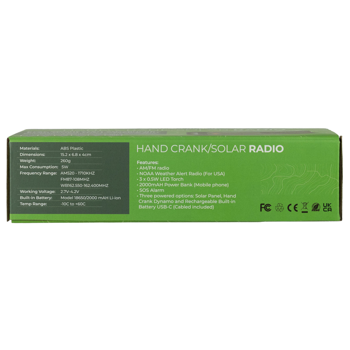 Highlander Universal Survival Emergency Power Hub (Powerbank, Torch, Radio, SOS)