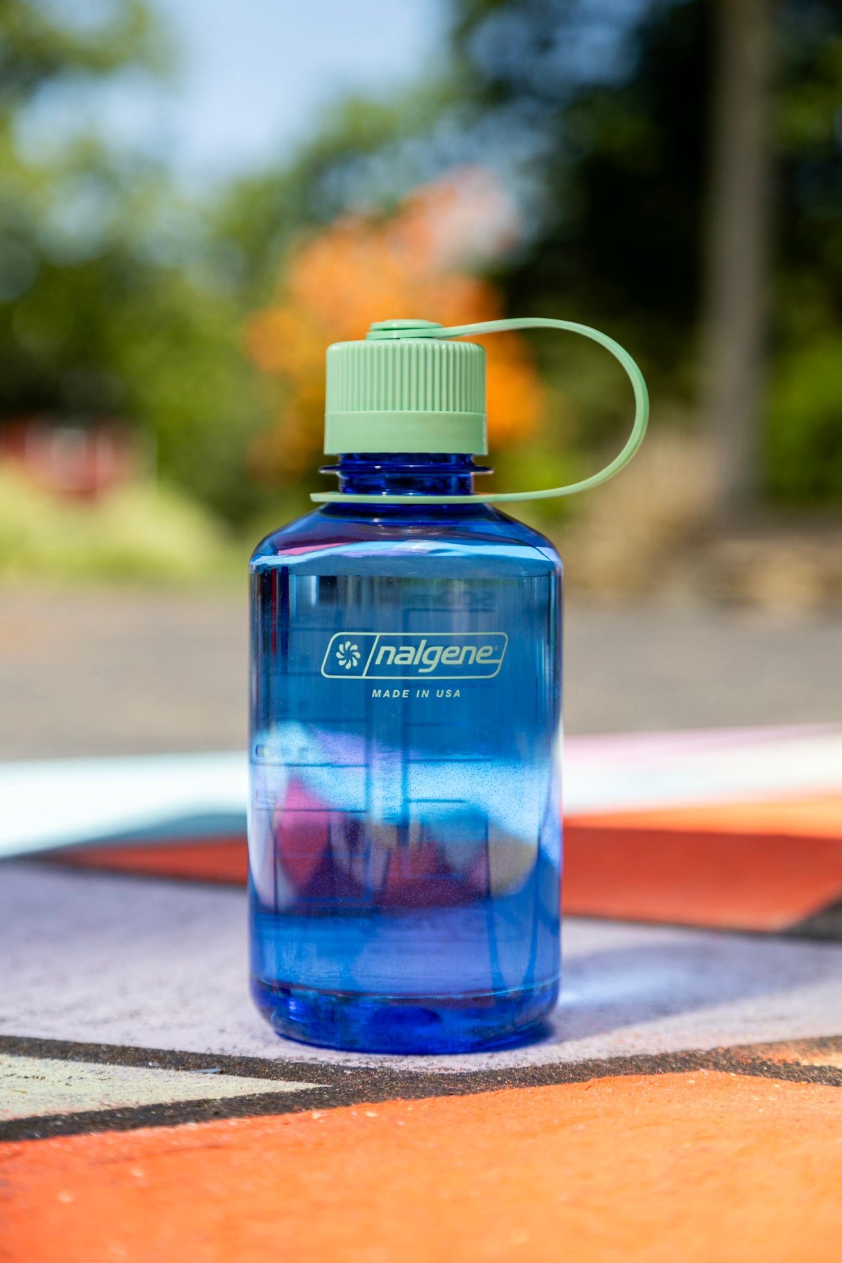 Nalgene 16oz / 0.5L Sustain Narrow Mouth Bottle - Cornflower Blue