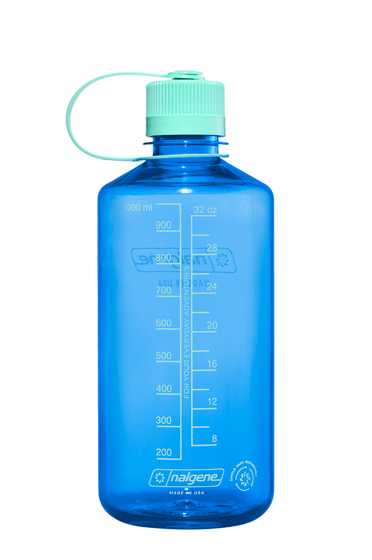 Nalgene 32oz / 1L Sustain Narrow Mouth Bottle - Cornflower Blue