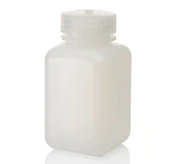 Nalgene HDPE Wide Mouth Square Bottle - 250ml