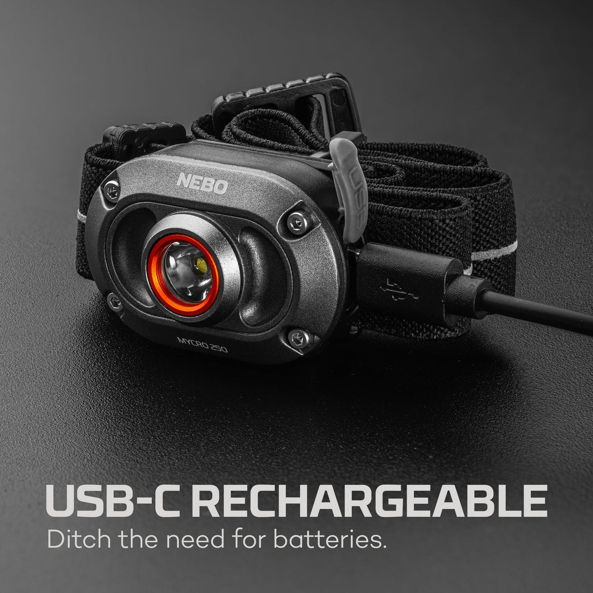 Nebo Mycro 250 Twin Pack Rechargeable Headlamp