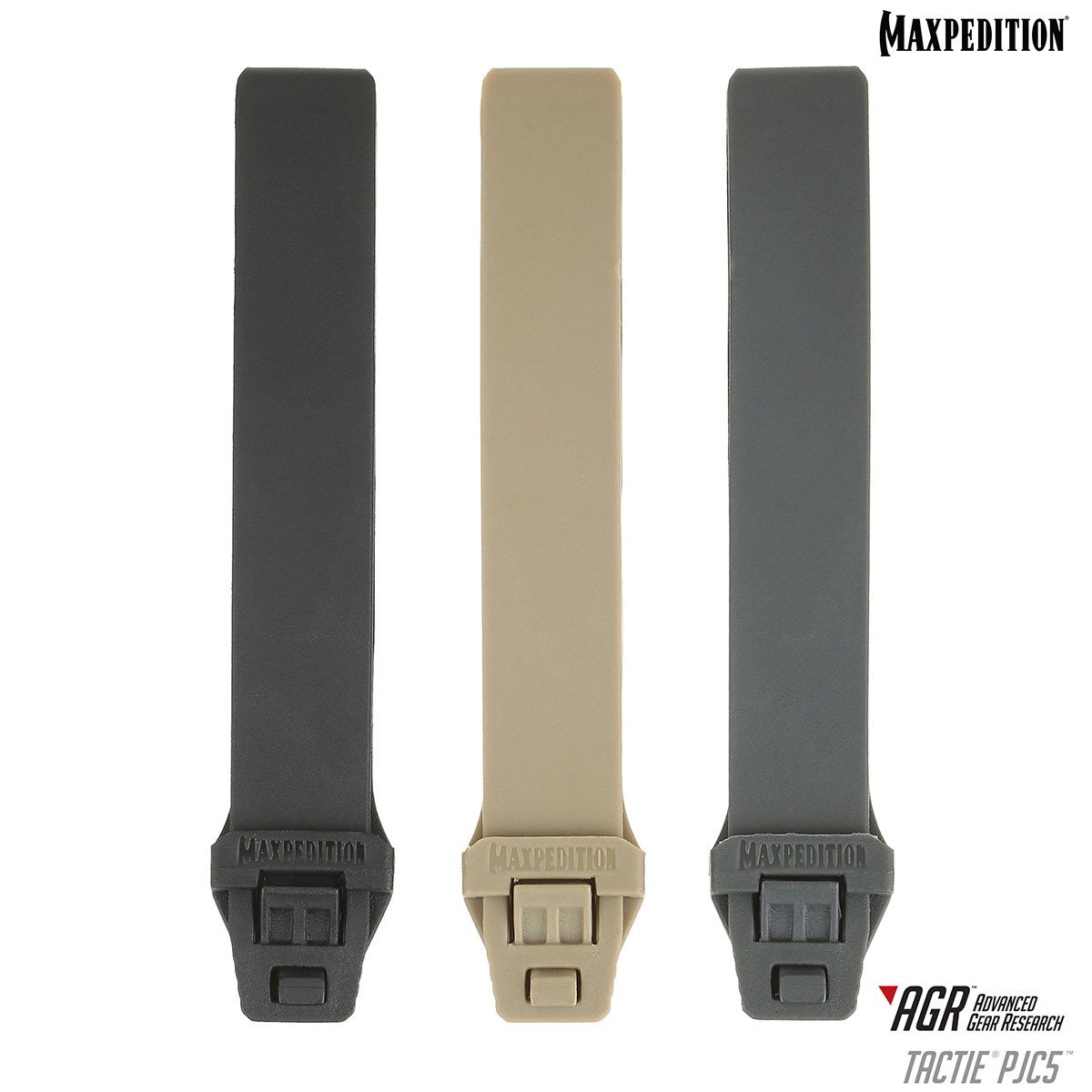 Maxpedition TacTie PJC5 Grey Pack of 6