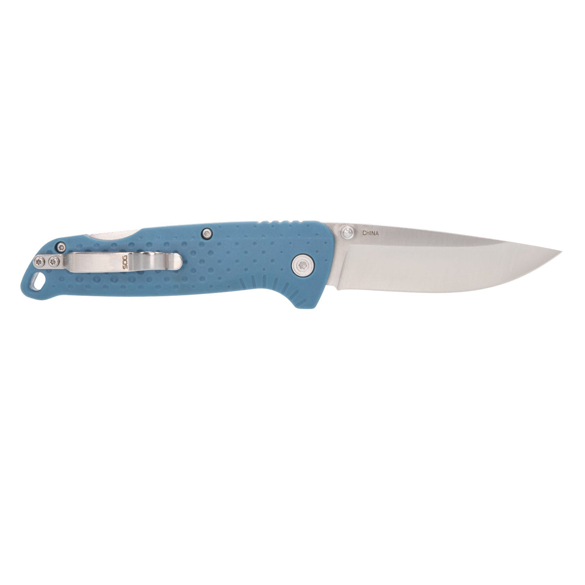 SOG Adventurer LB Black Folding Knife Nordic Blue