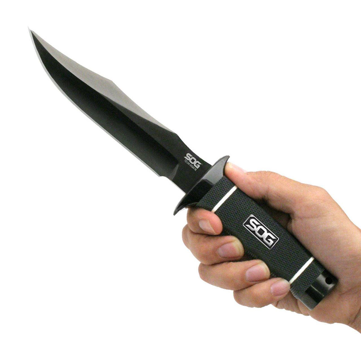 SOG Tech Bowie Fixed Blade Bushcraft Knife