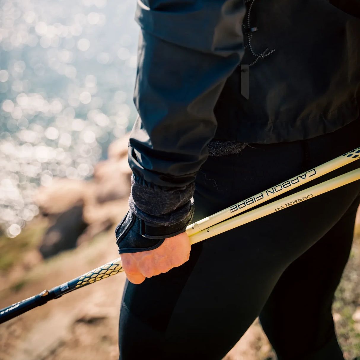 Silva Carbon Running Poles Z 100-120 cm
