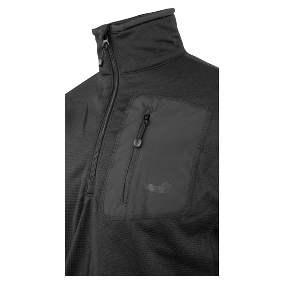 Viper Technical Mid Layer Fleece Top - Black