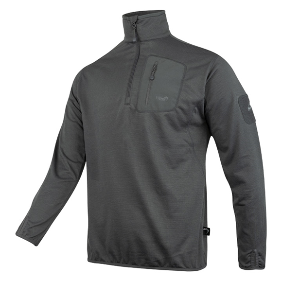 Viper Technical Mid Layer Fleece Top - Titanium