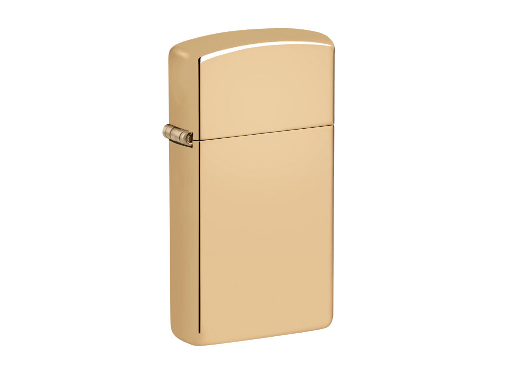 Zippo Slim High Polish Brass Lighter