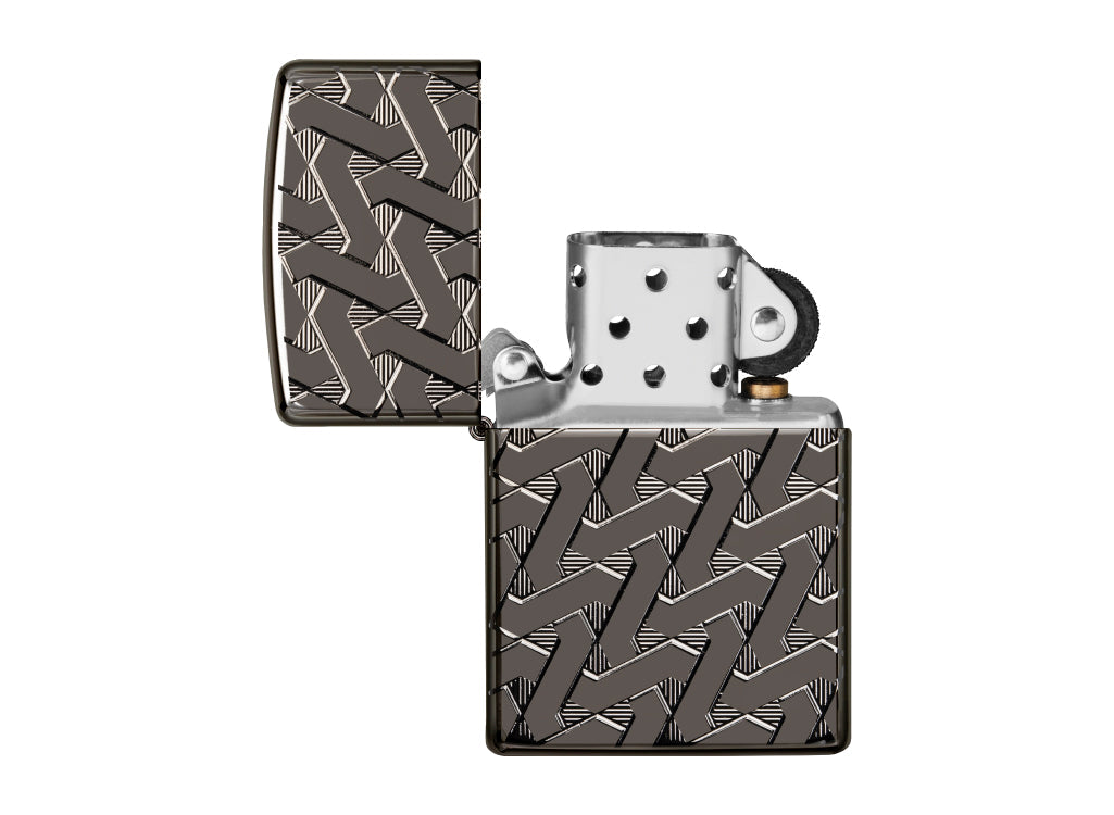 Zippo Armor Geometric Weave Lighter